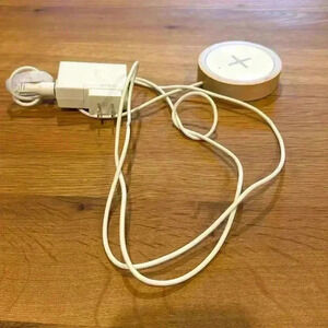 IKEA Qi wireless charger white and light wood
